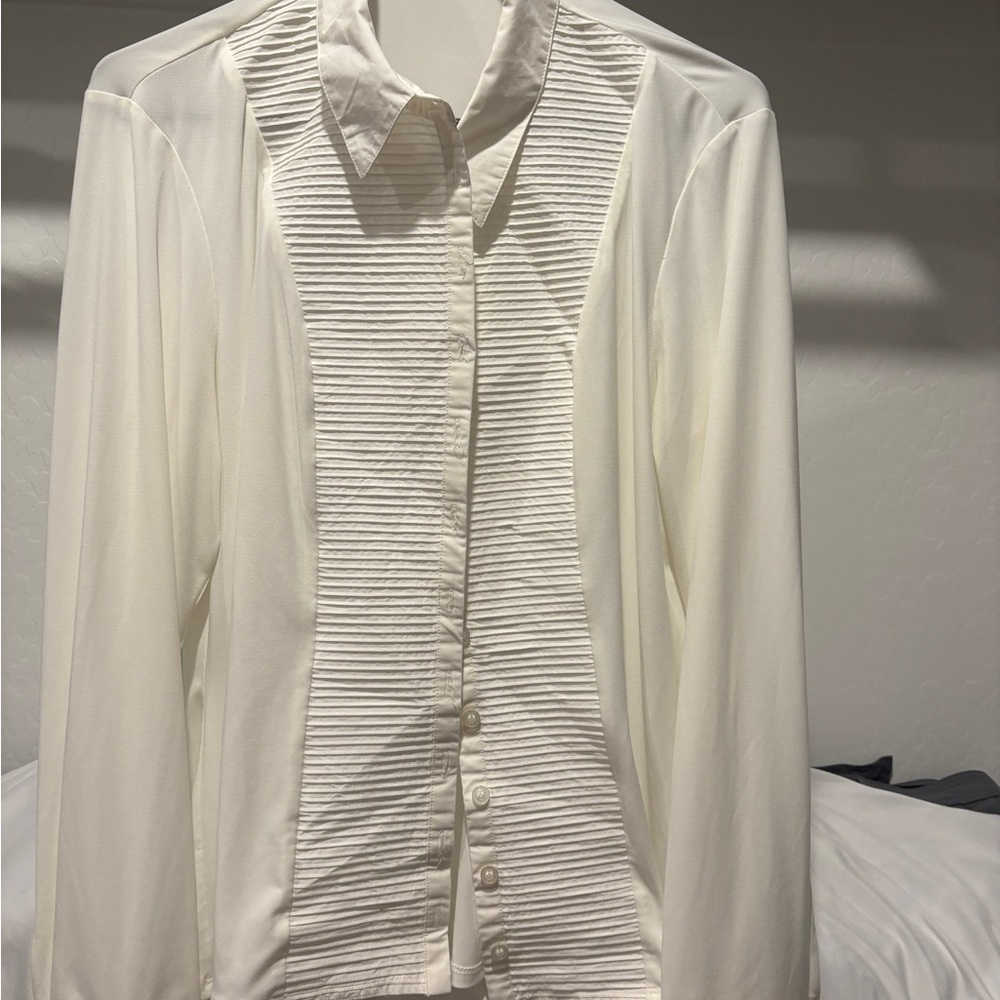 Karl Lagerfeld Ivory Blouse